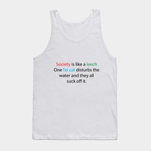 Society Leech Tank Top